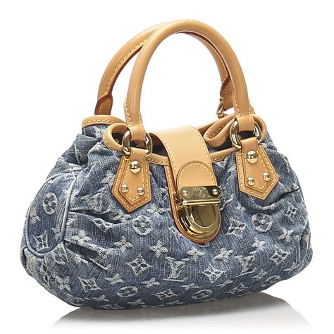 lv denim handbag|lv denim bag vintage.